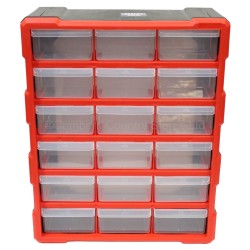 Sealey Parts Cabinet Storage Organiser 18 Drawer